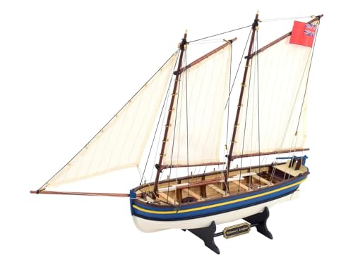 Artesanía Latina – Holzmodellschiff - Britische Kapitänsboot, HMS Endeavour – Modell 19005, Maßstab 1:50 – Modelle zu Bauen - Anfängerniveau von Artesanía Latina