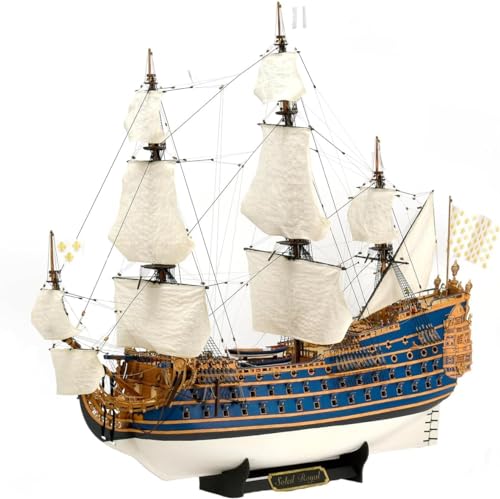 Artesanía Latina – Holzmodellschiff – Französische Kriegsfahrzeug, Soleil Royal – Modell 22904, Maßstab 1:72 – Modelle zu Bauen – Expertenniveau von Artesanía Latina