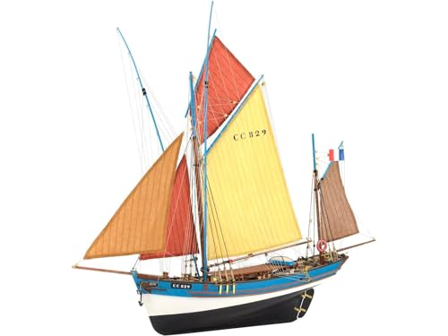 Artesanía Latina – Holzmodellschiff – Französische Thunfischschiff, Marie Jeanne – Modell 22175, Maßstab 1:50 – Modelle zu Bauen – Mittleres Niveau von Artesanía Latina