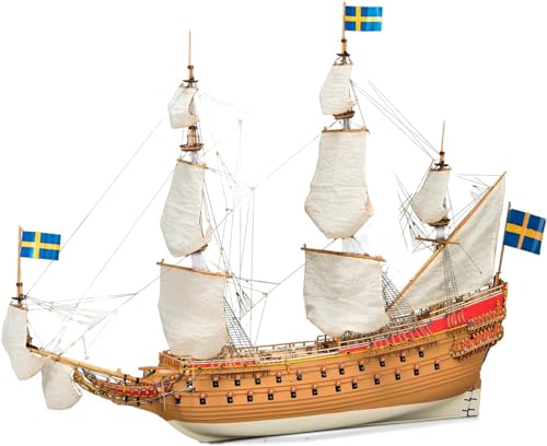 Artesanía Latina - Holzmodellschiff Schwedisches Kriegsschiff - Modell 22902, Maßtab1:65 - Modelle zu Bauen - Expert Niveau von Artesanía Latina