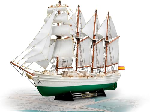 Artesanía Latina – Schiffsmodell aus Holz und Kunststoff - Spanische Schulboot, Juan Sebastián Elcano – Modell 22260, Maßstab 1:250 – Modelle zu Bauen – Anfängerniveau von Artesanía Latina