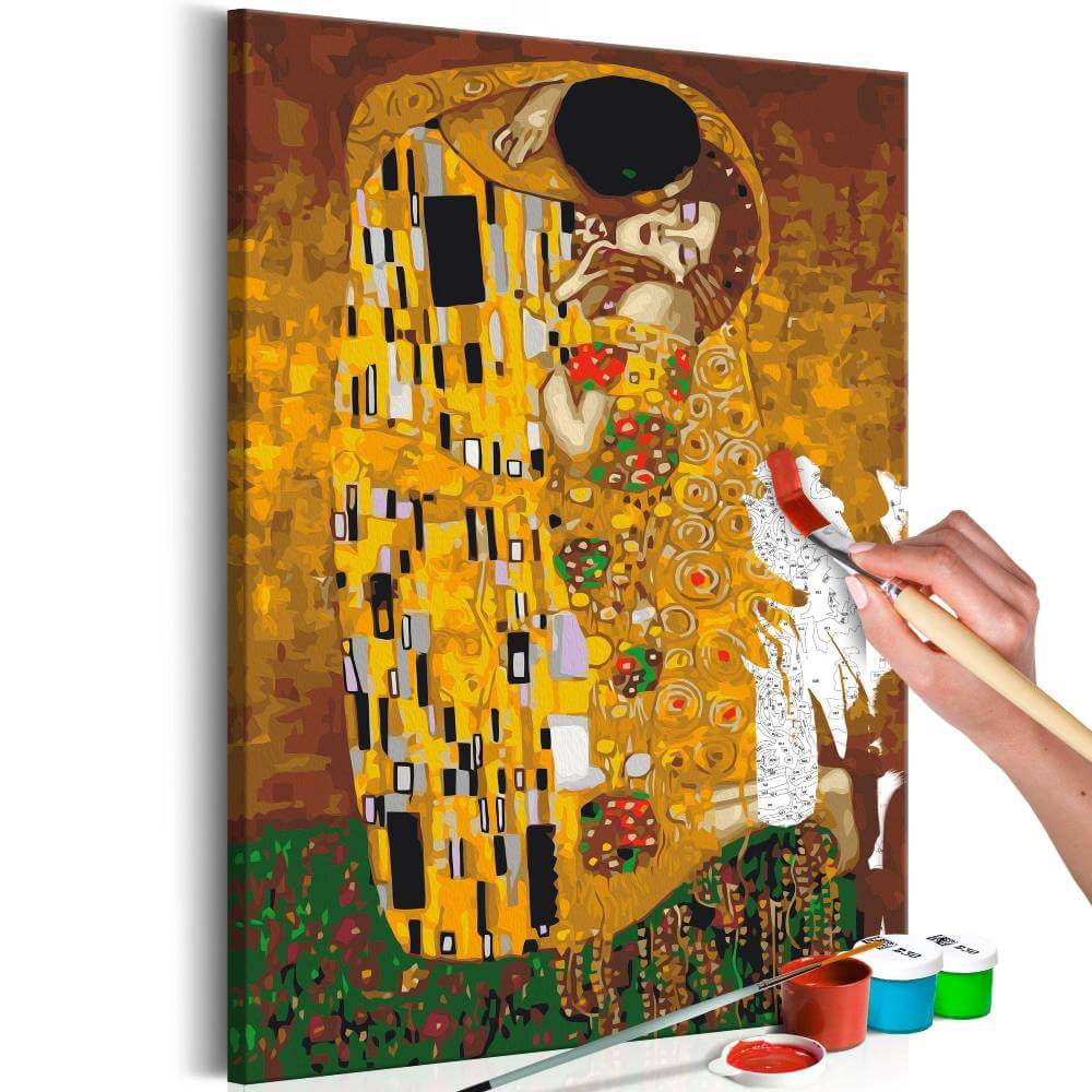 Malen nach Zahlen - Klimt: The Kiss von Artgeist