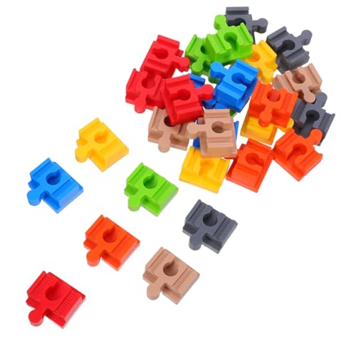 ARTIBETTER 28 Stück Teiliges Holzschienen Verbinder Bunte Adapter für Holzeisenbahn Schienen Zubehör Stabile Verbindungen Förderndes Lernspielzeug ARTIBETTER 28 Stück Teiliges Holzschienen Verbinder Bunte Adapter für Holzeisenbahn Schienen Zubehör Stabile Verbindungen Förderndes Lernspielzeug von Artibetter