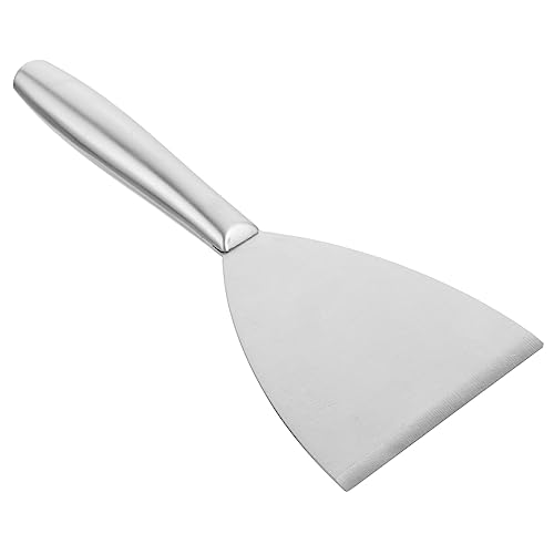 ARTIBETTER Spachtelschaufel mit Edelstahlgriff Entfernung Spachtel Schaber Borste Multi Sachen spatel Spatula Fleckenschaber für die Küche Schaber für Ölflecken Rostfreier Stahl Silver von Artibetter