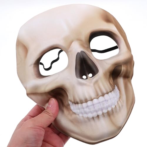 Artibetter Halloween-Totenkopfmaske Dekorative Totenkopfmaske Gruselige Totenkopfmaske Cosplay-Requisiten-Partyzubehör Tag Der Toten-Partymaske Halloween-Partygeschenk Gruselige Masken Für von Artibetter