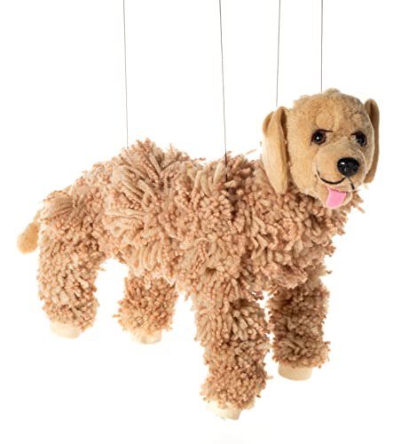 Labrador Dog Marionette Garnpuppe von Artisan Owl