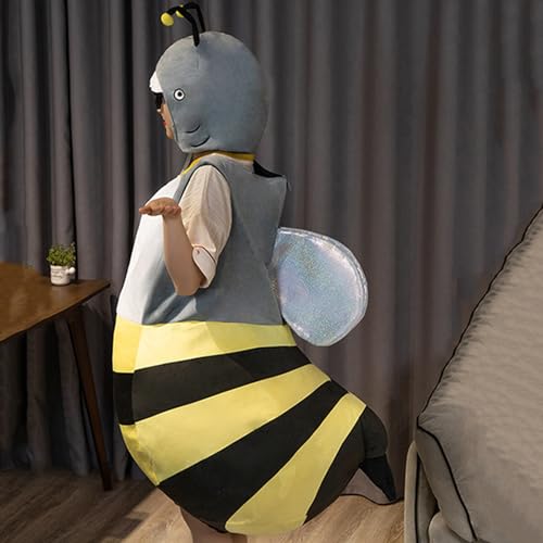 Artisanal Habitat Wearable Bee Performance Kostüm, Erwachsene Cartoon-Kleidung, Weiches und Gemütliches, Cosplay Kostüm Home Decors Geschenke (Größe L) von Artisanal Habitat