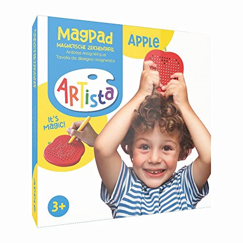 ARTISTA 9315142 Magnet Zeichentafel Apfel, magnetisches Zeichenbrett, Zaubertafel für Kinder ab 3 Jahren von ARTISTA