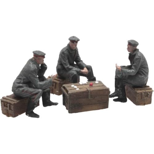 387.356 H0 WW I Kartspielende deutsche Soldaten von Artitec