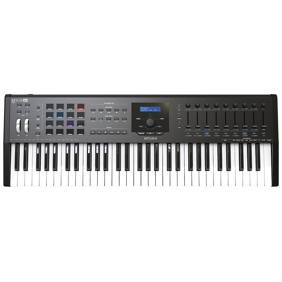 Arturia KeyLab MkII 61 Black Masterkeyboard von Arturia