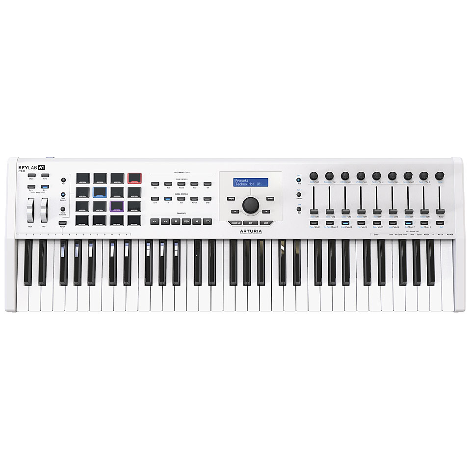 Arturia KeyLab MkII 61 White Masterkeyboard von Arturia