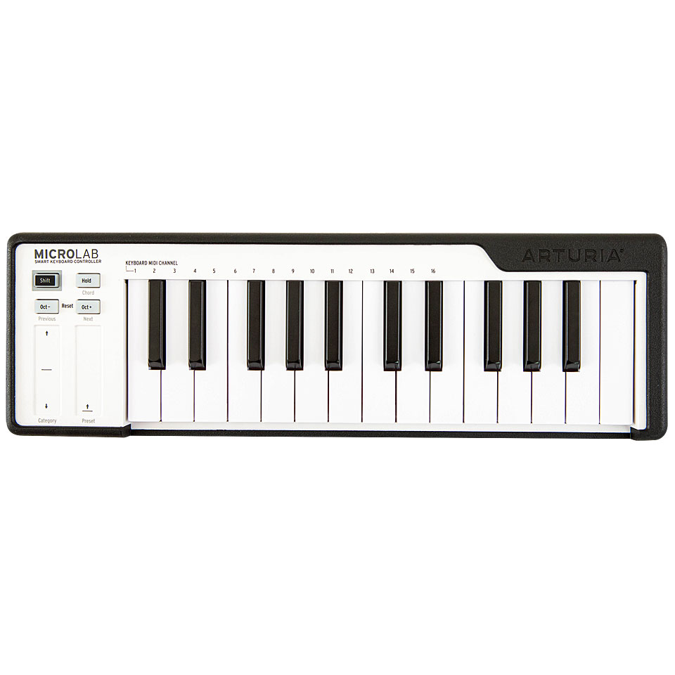 Arturia MicroLab Black Masterkeyboard von Arturia