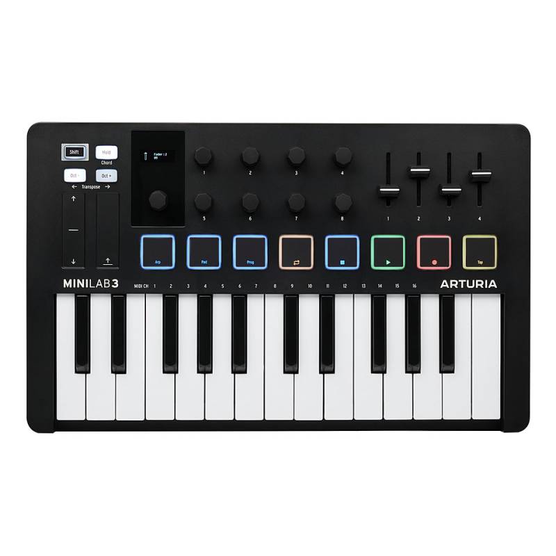 Arturia MiniLab 3 Black Masterkeyboard von Arturia