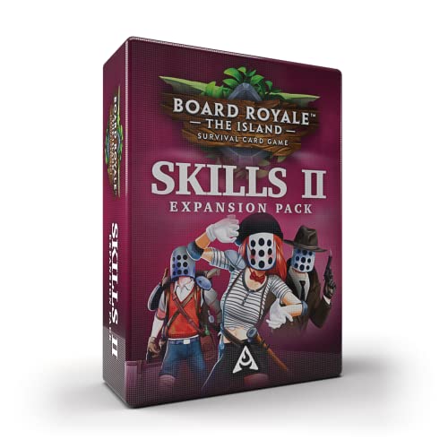 Arvis Games | Board Royale: The Island | Skills 2 | Expansion |a Turn-Based Survival Card Game | 2-6 Players | English von Arvis Board Royale