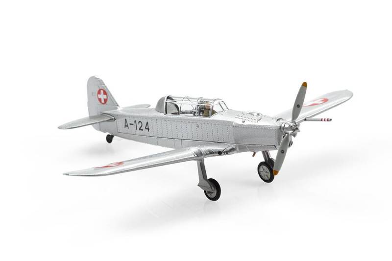 Pilatus P-2-05 A-124 Silber/Aluminium (1963) von Arwico Collector Edition