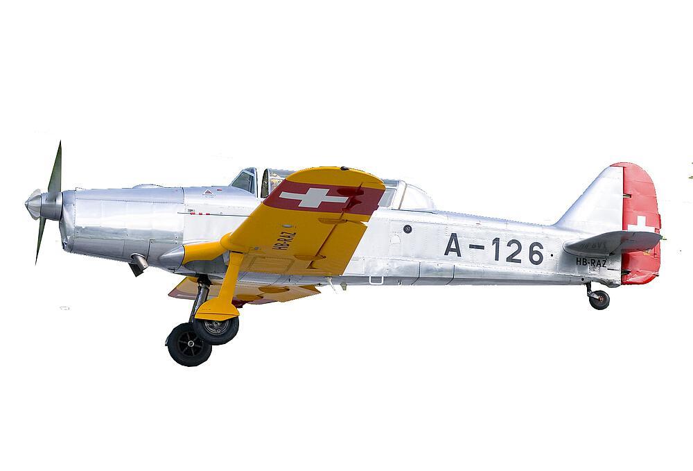 Pilatus P-2-05 A-126 Gelb/Aluminium (1949) von Arwico Collector Edition