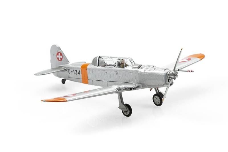 Pilatus P-2-06 U-134 Orange/Alu Dübendorf (1970) von Arwico Collector Edition