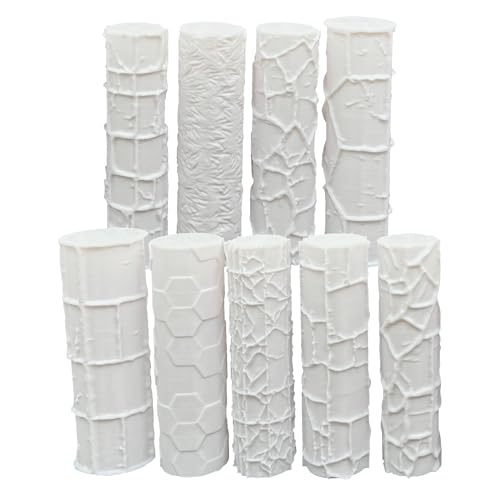 Asemly Terrain Texture Roller Set für D&D, Wargaming, Battle Mat, Tabletop, Dungeons und Dragons Asemly Terrain Texture Roller Set für D&D, Wargaming, Battle Mat, Tabletop, Dungeons und Dragons von Asemly