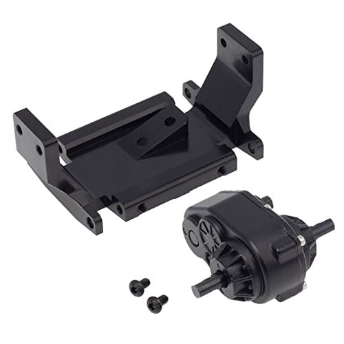 Ashikoi Übertragungsbox aus Metall mit Halterung 72 mm für Auto auf 1/10 RC D90 Gelande II D110 G2 FJ40 Upgrade-Teile, 1 von Ashikoi