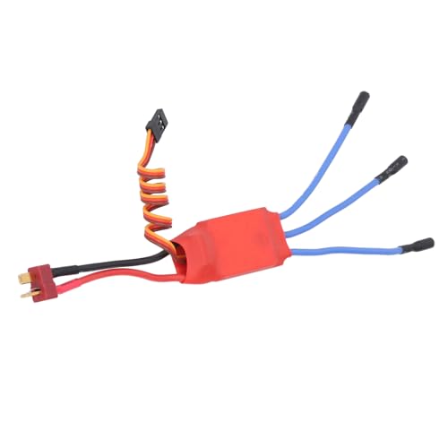 Asixxsix 30A RC Bürstenloser Motor, Elektrischer Geschwindigkeitsregler, für RC-Drohnenflugzeuge, Mehrachsige Flugzeughubschrauber, mit T-Stecker für FPV F450 Mini-Quadcopter-Drohne von Asixxsix