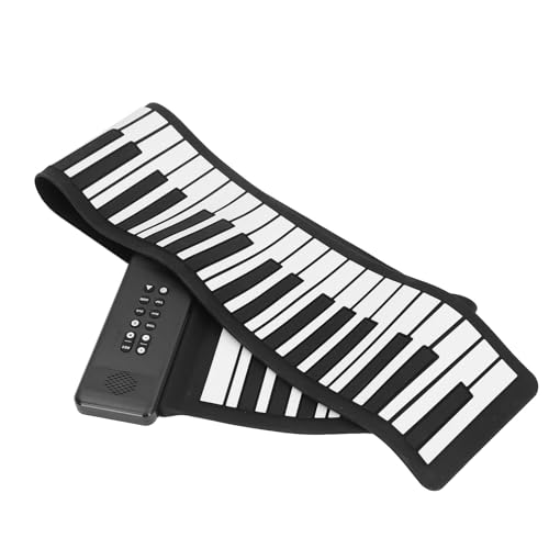 Asixxsix 88 Key Roll Up Piano -Tastatur, Tragbare Wiederaufladbare Handrollpiano mit 128 Tönen 128 Rhythmen Midi -Funktion, für Anfänger Kinder Erwachsene Klassenzimmerunterricht Asixxsix 88 Key Roll Up Piano -Tastatur, Tragbare Wiederaufladbare Handrollpiano mit 128 Tönen 128 Rhythmen Midi -Funktion, für Anfänger Kinder Erwachsene Klassenzimmerunterricht von Asixxsix