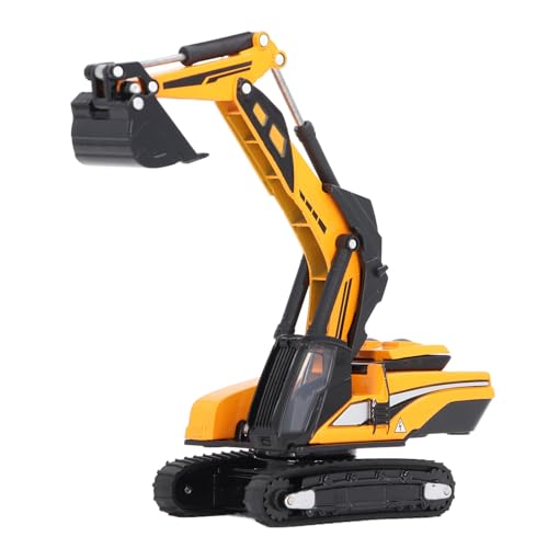Asixxsix Baubagger-Spielzug, Metallbagger-Schein Im Maßstab 1:87, 360 ° Drehbar, Flexibler Kettenbagger, Baubagger-Spielzug, Druckguss-Bagger-LKW-Schriften-Liesieg Im Maßstab 1:87 Asixxsix Baubagger-Spielzug, Metallbagger-Schein Im Maßstab 1:87, 360 ° Drehbar, Flexibler Kettenbagger, Baubagger-Spielzug, Druckguss-Bagger-LKW-Schriften-Liesieg Im Maßstab 1:87 von Asixxsix
