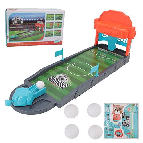 Asixxsix Mini-Fußballspiele, 2 Spieler, Tischfußballspiel, Interaktives Familien-Fußballspiel, Indoor-Desktop-Sportfußballspielzeug für Kinder und Erwachsene Spaß, Ideal für Familientreffen von Asixxsix