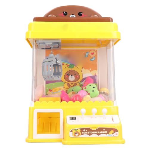 Asixxsix Mini-Klauenmaschine, Süßigkeitenspender-Spielzeug für, Arcade-Spiel, Design mit Öffnung Oben, USB-Stromversorgung, für Mädchen, Alter 3–10 von Asixxsix