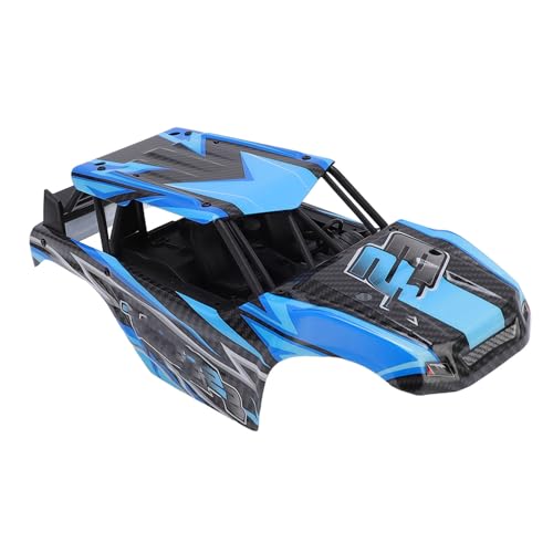 Asixxsix RC-Autokarosserie, RC-Fahrzeugkarosserien im Maßstab 1:18, leichtes RC-Autozubehör, stilvolle und Coole RC-Autoersatzteile, PVC-Material, einfache Installation (Blue) von Asixxsix