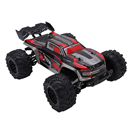 Asixxsix RC Drift Stunt Car, 2,4 G Simulation 38 Km/h Hochgeschwindigkeits-Fernbedienungs-Drift-Auto Im Maßstab 1:16, Allrad-Offroad-RC-Auto mit LED-Scheinwerfern und Head-Up-Rad (3 von Asixxsix