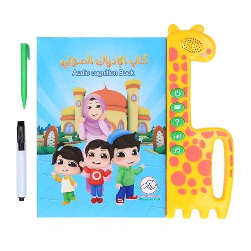 Englisch Arabisch Lernende Sprechende Bücher für Kinder, Zweisprachige Arabische Englische Spielzeug für Kleinkinder, Lernen Arabisch Interaktives Audio -Soundbuch für Kid von Asixxsix