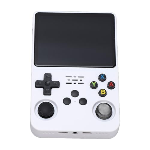 Handheld-Spielekonsole, R36S Retro-Spielekonsole, 3,5 Zoll IPS 640 X 480 HD-Bildschirm, Tragbare Retro-Videokonsole für Linux-System, Dual-3D-Joystick (64G) von Asixxsix