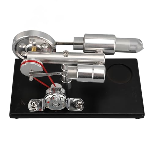 Heißluft-Stirlingmotor-Motormodell, Stirlingmotor-Modellbausatz, Bildungsspielzeug, Stromgenerator, Wissenschaftliches Physik-Experiment, Lernspielzeug, Stromgenerator von Asixxsix