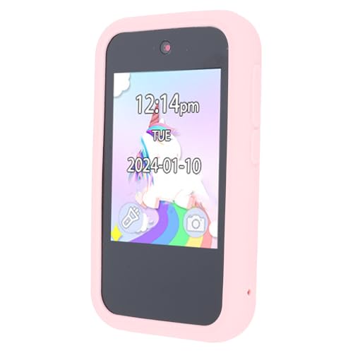 Kinder-Smartphone-Spielzeug für Mädchen, 10 MP und 1080P Touchscreen HD Dual-Kamera-Handy für Kinder, Reisespielzeug, Vorschul-Lernspielzeug für Kinder, Kleink von Asixxsix