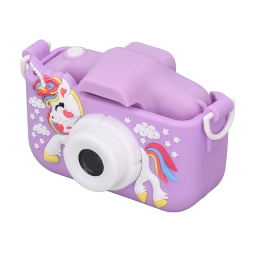 Kinderkamera-Spielzeug, Digitale Videokamera, Weihnachts-Geburtstagsgeschenke für Jungen und Mädchen. Kinderspielzeug, Digitalkamera, Kleinkind-Kamera, Digitale (Purple) von Asixxsix