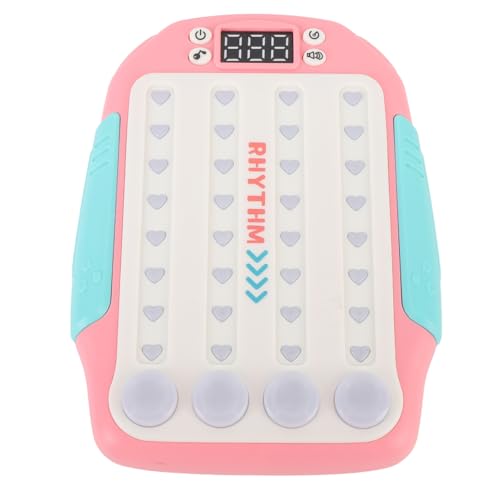 Rhythmus-Spielmaschine für Kinder, Handheld-Spiele, Pop-it-Spiel, Rhythmus-Schnelldruckmaschine, Rhythmus-Knopfspiel mit Musik und Licht, Reisespiel, Schnelldruck-Druckspiel, von Asixxsix