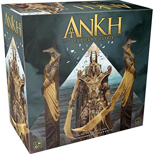 Asmodé Ankh: Les Götter d'Ägypten – Französische Version, mehrfarbig von Fantasy Flight Games