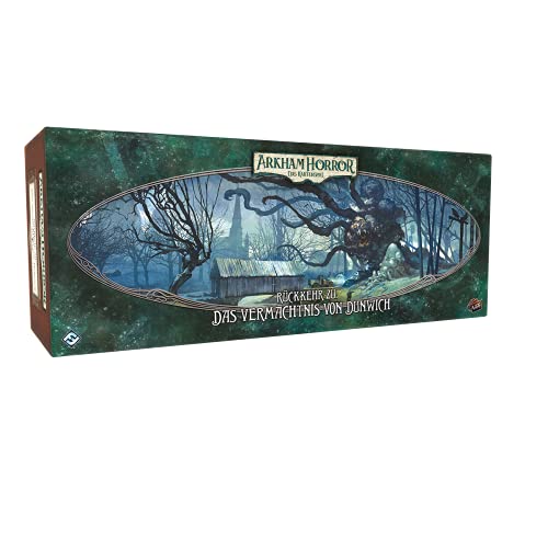 Fantasy Flight Games, Arkham Horror: LCG – Rückkehr zu: Das Vermächtnis von Dunwich, Erweiterung, Expertenspiel, Kartenspiel, 1-4 Spieler, Ab 14+ Jahren, 45+ Minuten, Deutsch von Fantasy Flight Games