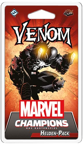 Fantasy Flight Games, Marvel Champions: LCG – Venom, Helden-Erweiterung, Expertenspiel, Kartenspiel, 1-4 Spieler, Ab 14+ Jahren, 60+ Minuten, Deutsch, Mehrfarbig, Bunt von Fantasy Flight Games