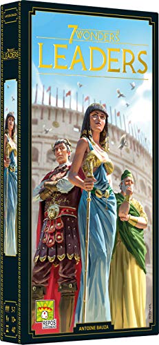 7 Wonders – Erweiterung Leaders (Edition 2020) – Asmodee – Gesellschaftsspiel – Strategiespiel (französische Version) von Asmodee