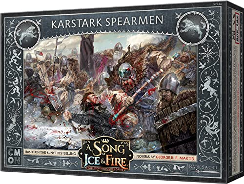 A Song Of Ice And Fire Tabletop Miniatures Game House Karstark Spearmen von CMON