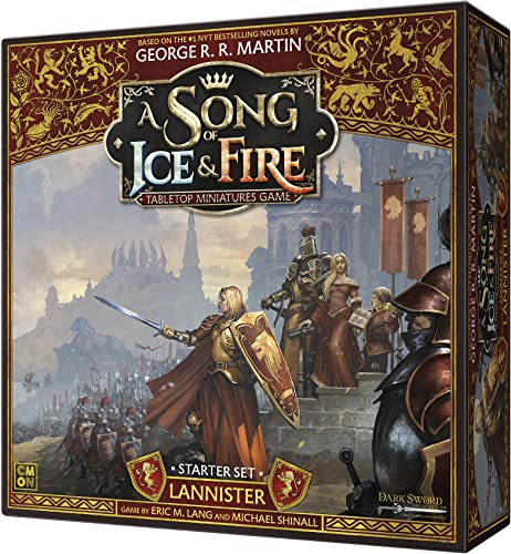 CMON Ein Lied von EIS und Feuer: Lannister Starter-Set, Miniatur-Brettspiel, ab 14 Jahren, für 2 Spieler, 60 Minuten Spieldauer von CMON