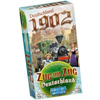 ASMODEE 841762 Zug um Zug Deutschland 1902 (Erweiterung) von Asmodee