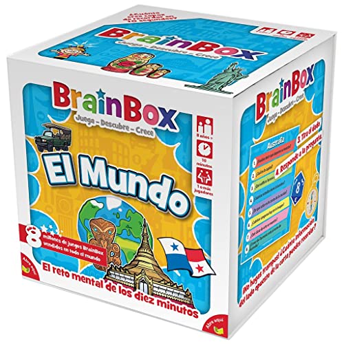 Asmodee BrainBox EL Mundo - Brettspiel in Spanisch, TGG13401 - Spanische Sprache von Bezzerwizzer