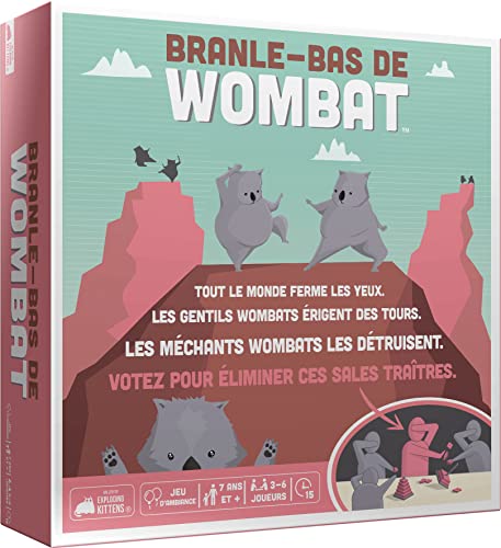 ASMODEE EKIWOM01FR Gesellschaftsspiel, Wombat Strümpfe von Asmodee