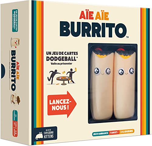 ASMODEE | Exploding Kittens | FR | Aie Aie Burrito | 7+ | Exploding Kittens von Asmodee