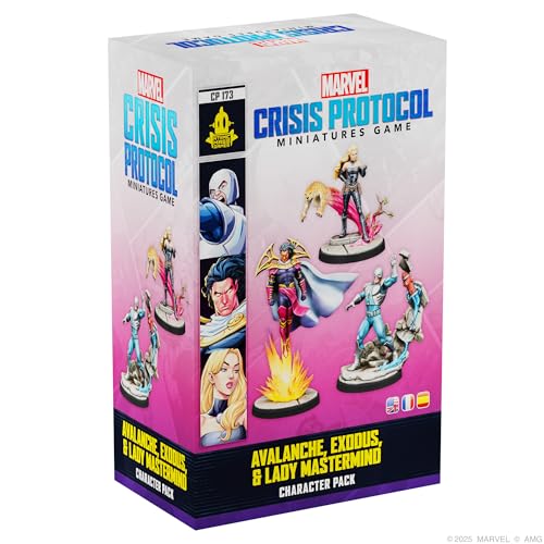 ATOMIC MASS GAMES, Marvel: Crisis Protocol – Avalanche, Exodus & Lady Mastermind, Character-Expansion, Tabletop, 2 Players, from Age 14+, 90-120 Minutes, English, French und Spanish ATOMIC MASS GAMES, Marvel: Crisis Protocol – Avalanche, Exodus & Lady Mastermind, Character-Expansion, Tabletop, 2 Players, from Age 14+, 90-120 Minutes, English, French und Spanish von Asmodee