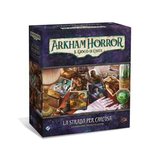 Asmodee - Arkham Horror Das Kartenspiel: Der Weg zu Carsa, Erweiterung Detektive - Erweiterung Kartenspiel, Ausgabe auf Italienisch von Asmodee