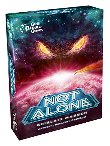 Asmodee Not Alone - Schwarz: Strategiespiel: Überleben im Weltraum - Brettspiel - Für 2 bis 7 Spieler - Ab 10 Jahren von Asmodee