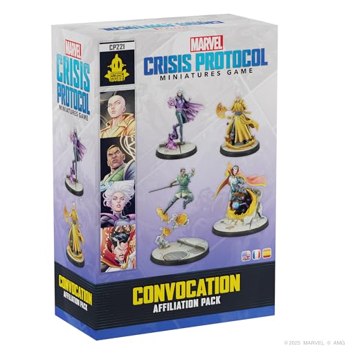 Asmodee, Marvel: Crisis Protocol – Convocation, Affiliation Pack, Atomic Mass Games, Tabletop, 2 Players, from Age 14+, 90-120 Minutes, English, French and Spanish Asmodee, Marvel: Crisis Protocol – Convocation, Affiliation Pack, Atomic Mass Games, Tabletop, 2 Players, from Age 14+, 90-120 Minutes, English, French and Spanish von Asmodee